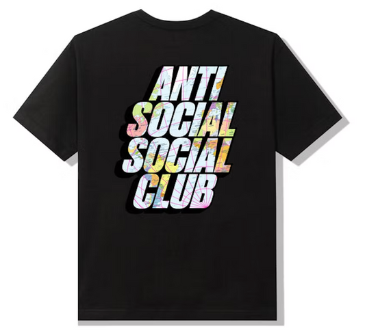 Anti Social Social Club Drop A Pin T-shirt Black