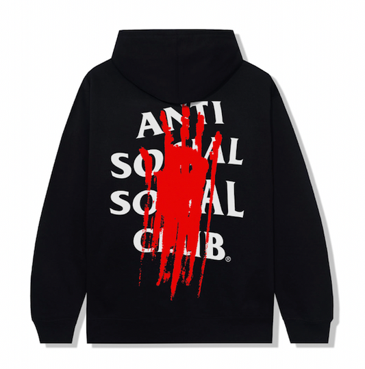 Anti Social Club Imprint Black Hoodie