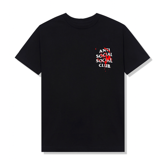 Anti Social Club Imprint Black Shirt