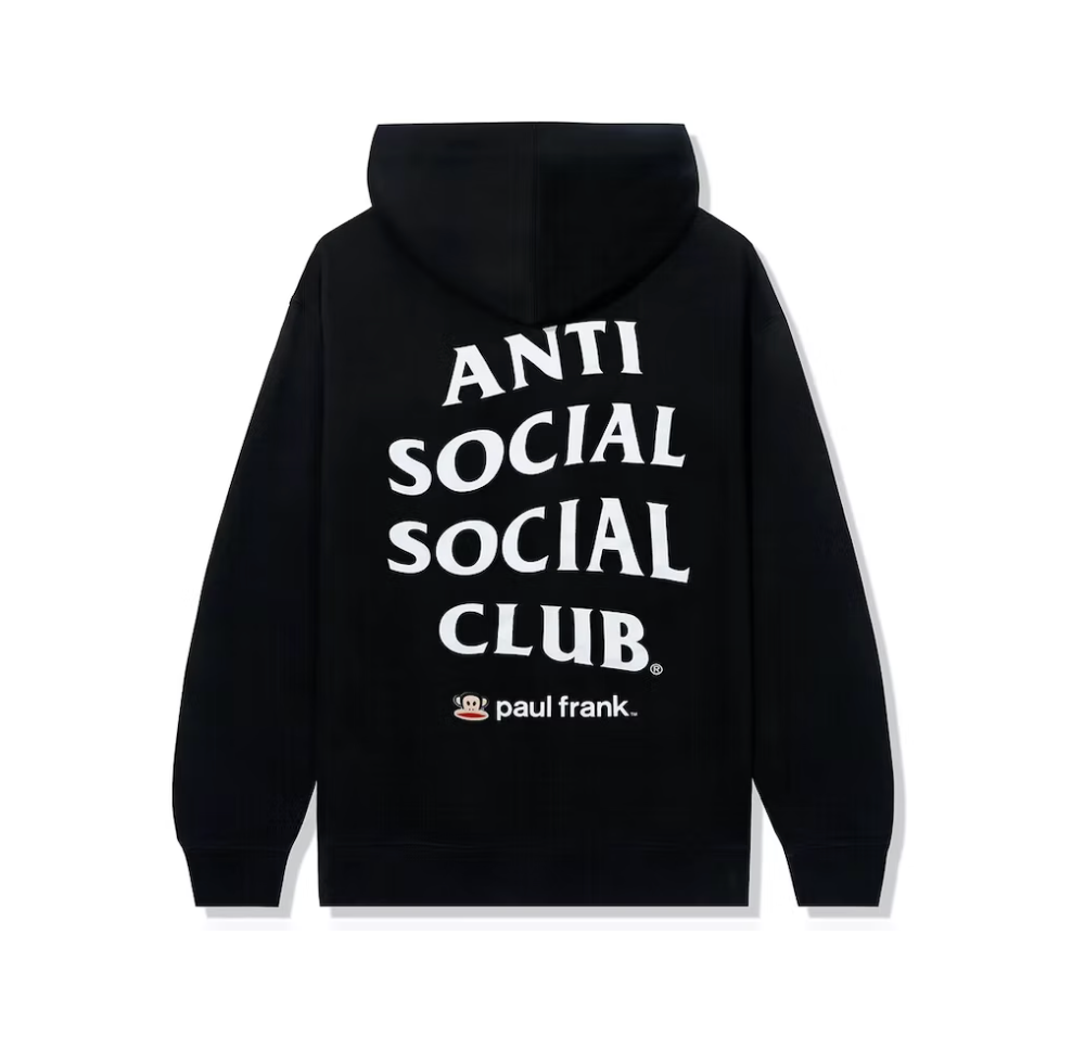 Anti Social Social Club x Paul Frank Hoodie Black