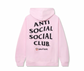 Anti Social Social Club x Paul Frank Hoodie Pink