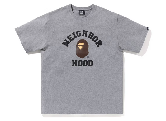 BAPE x Neighborhood Tee Grey