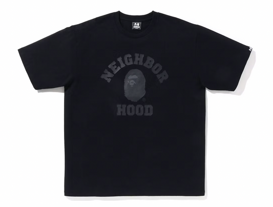 BAPE x Neighborhood Tee Black