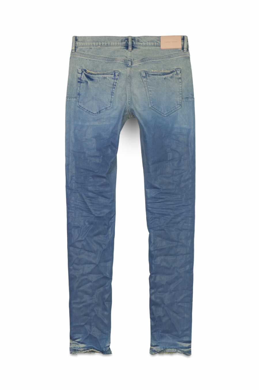 Purple Brand Light Indigo Placid Blue Color Coated Gradient Jeans – Upper  Level 916