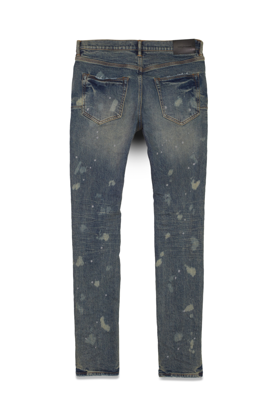 Purple Brand Mid Indigo Acid Bleach Denim