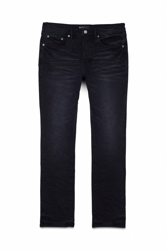 Purple Brand Jeans Black Dirty Vintage White Paint - Michael Chell