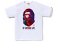 BAPE Color Camo Crazy By Bathing Ape Tee White