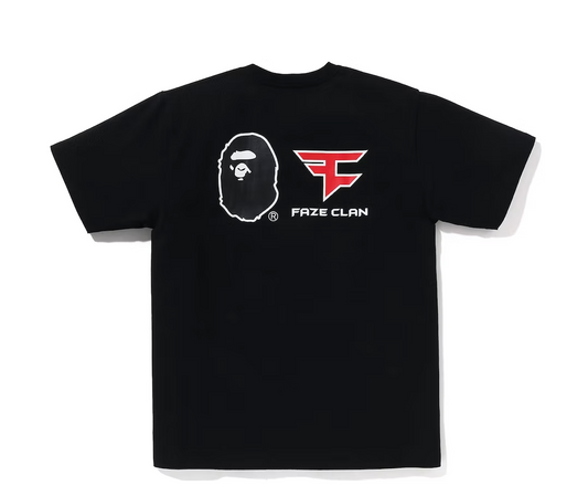 BAPE x Faze Clan Tee Black