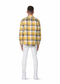 PURPLE BRAND PLAID LS SHIRT YELLOW / NAVY / WHITE