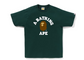 BAPE College Tee (SS23) Green