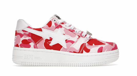 A Bathing Ape Bape Sta Low ABC Camo 20th Anniversary Pink