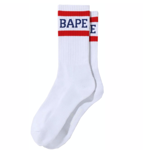 BAPE Logo Socks