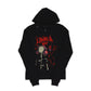 Lonely Nights Mic Hoodie Black and Red