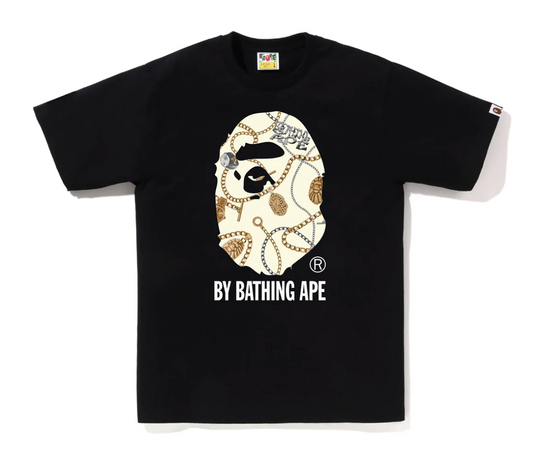 BAPE Jewels Ape By Bathing Ape Tee Tee Black