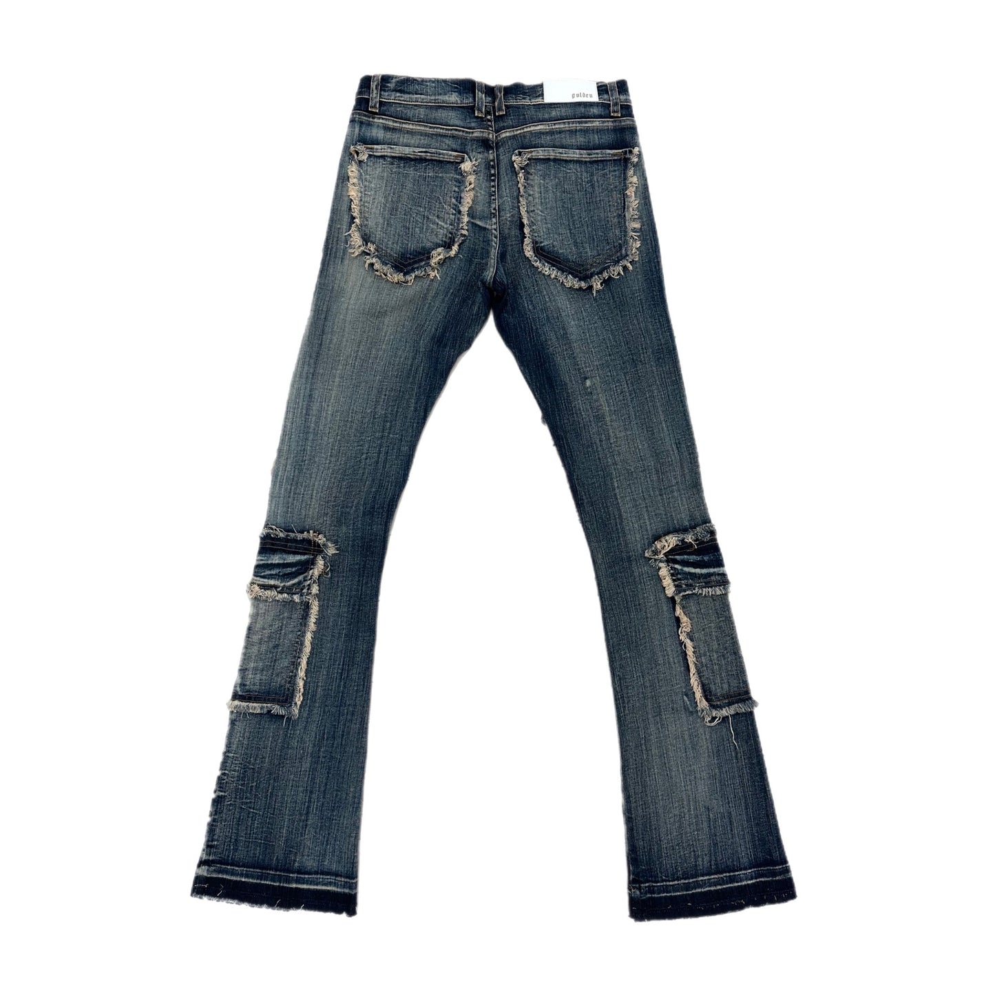 Golden denim Multi Pocket Cargo Jeans