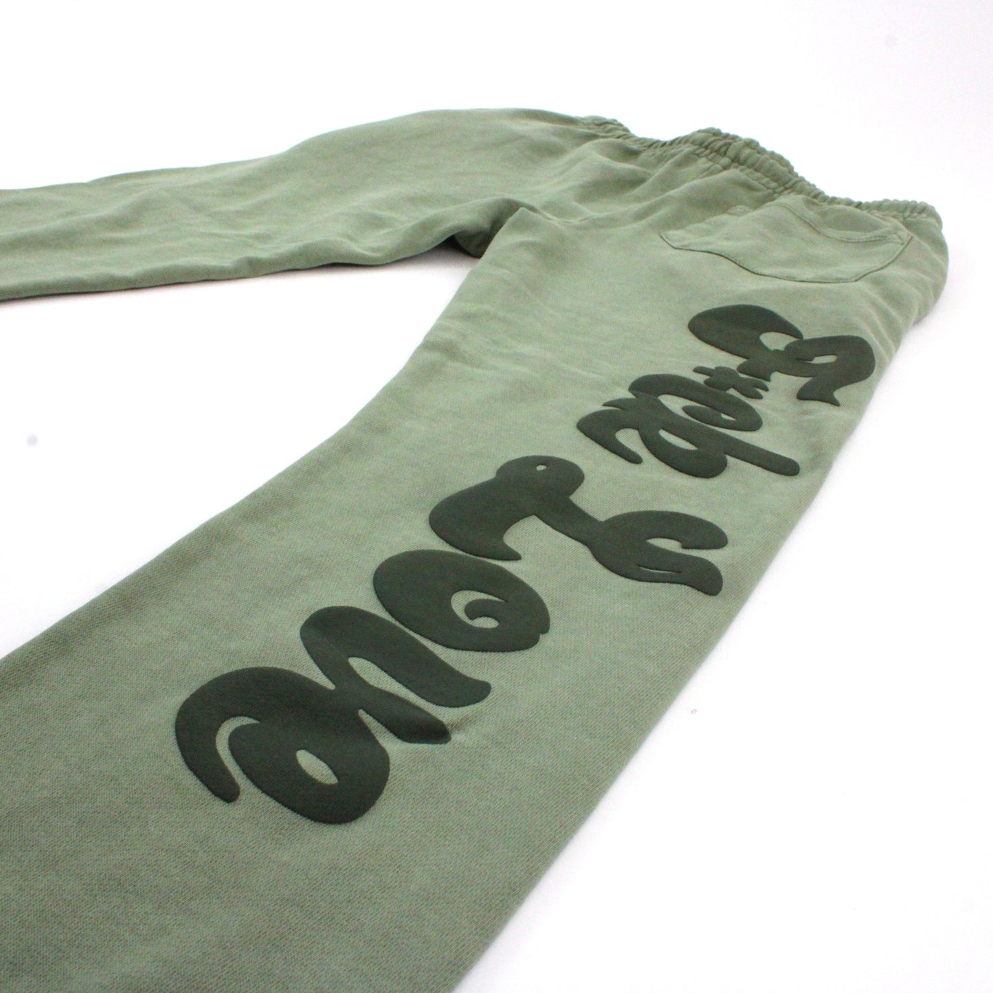 EVOL Love Is For Lames  Green on Green Sweatpants