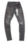 Purple Brand Faded Grey Distress