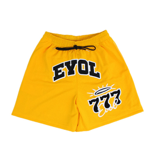 EVOL 777 Shorts Yellow And Black