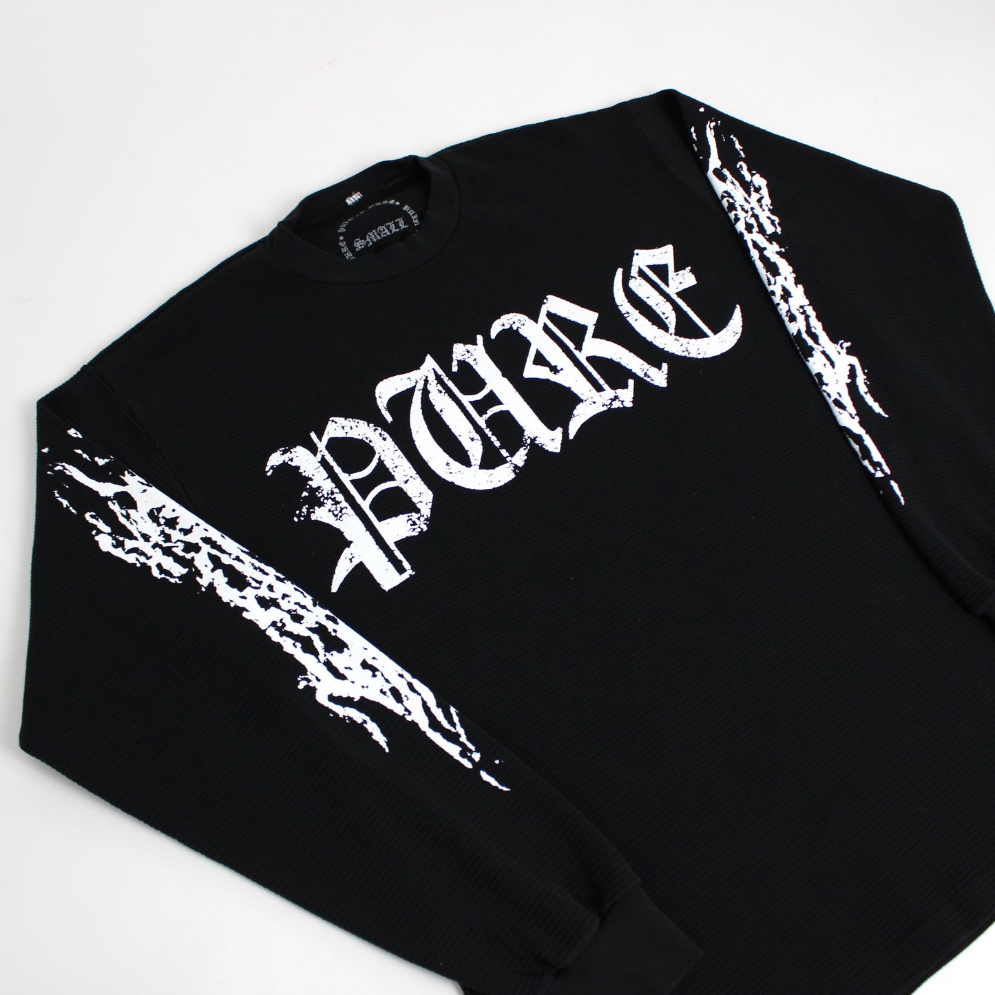 Pain is Pure 'Pure' Angel L/S Thermal Black/White