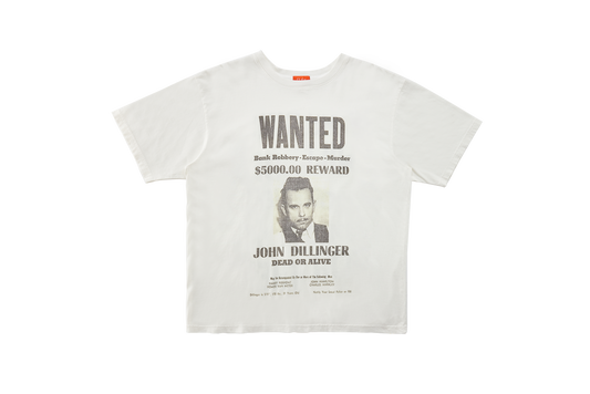 DLRN WANTED DILLINGER TEE CREAM/GREEN