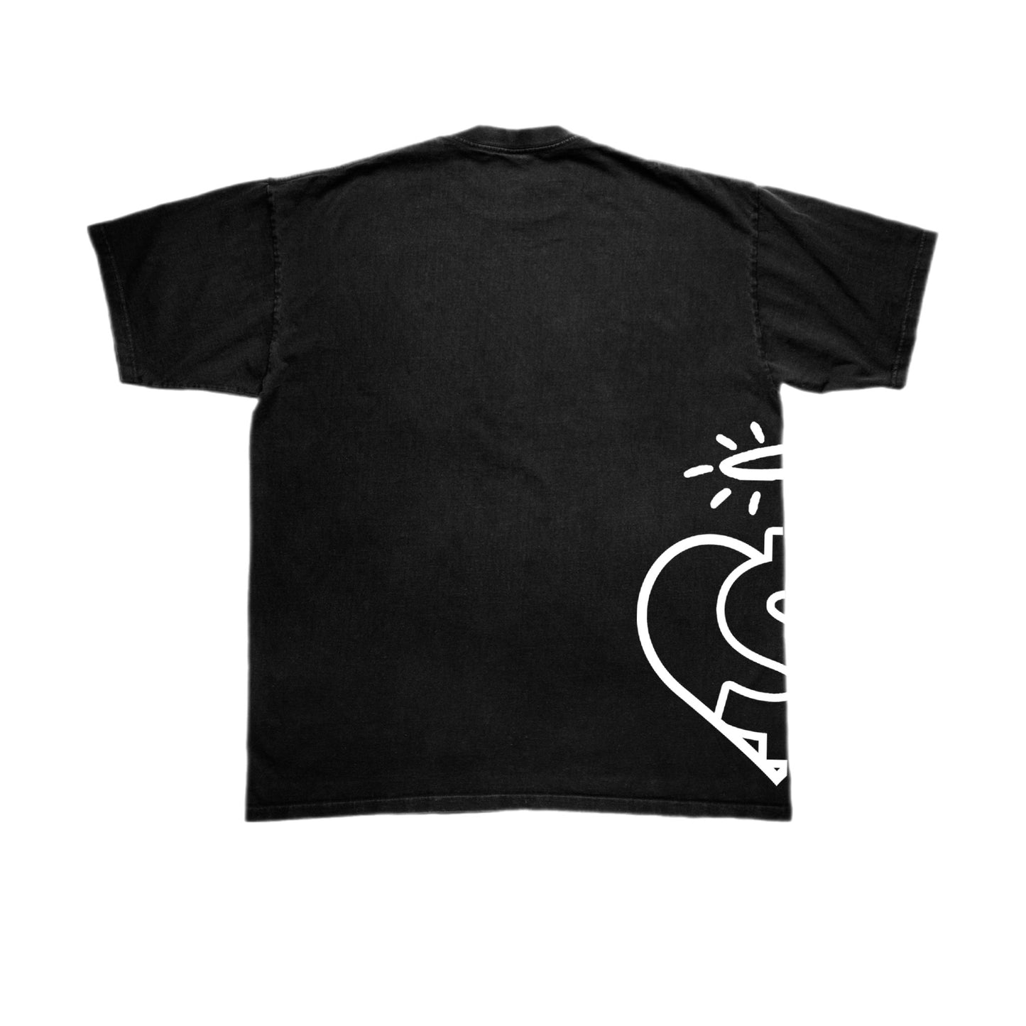 Evol Side Logo Shirt Black/White