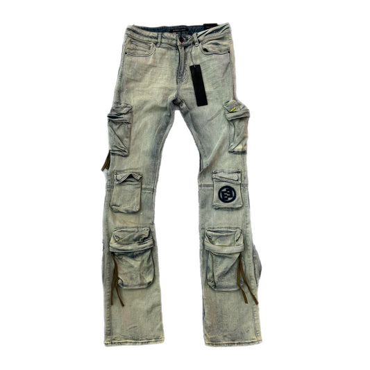 Embellish Hawk Cargo Denim Jeans