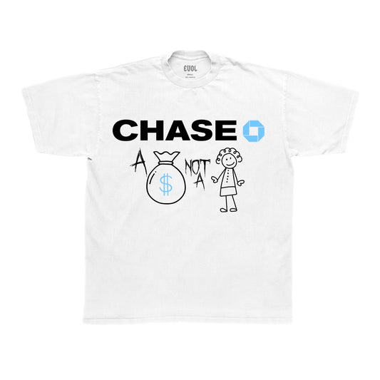 EVOL Chase Tee White/Carolina Blue