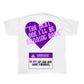 EVOL Double Cup Tee White/Purple