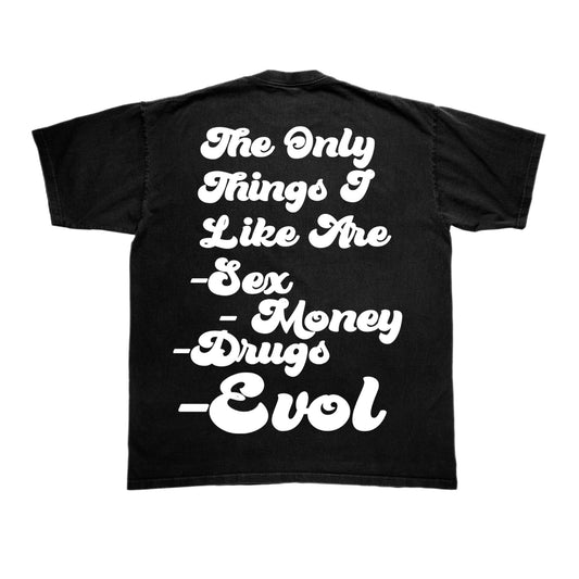 EVOL Love is For Lames Tee Black/White
