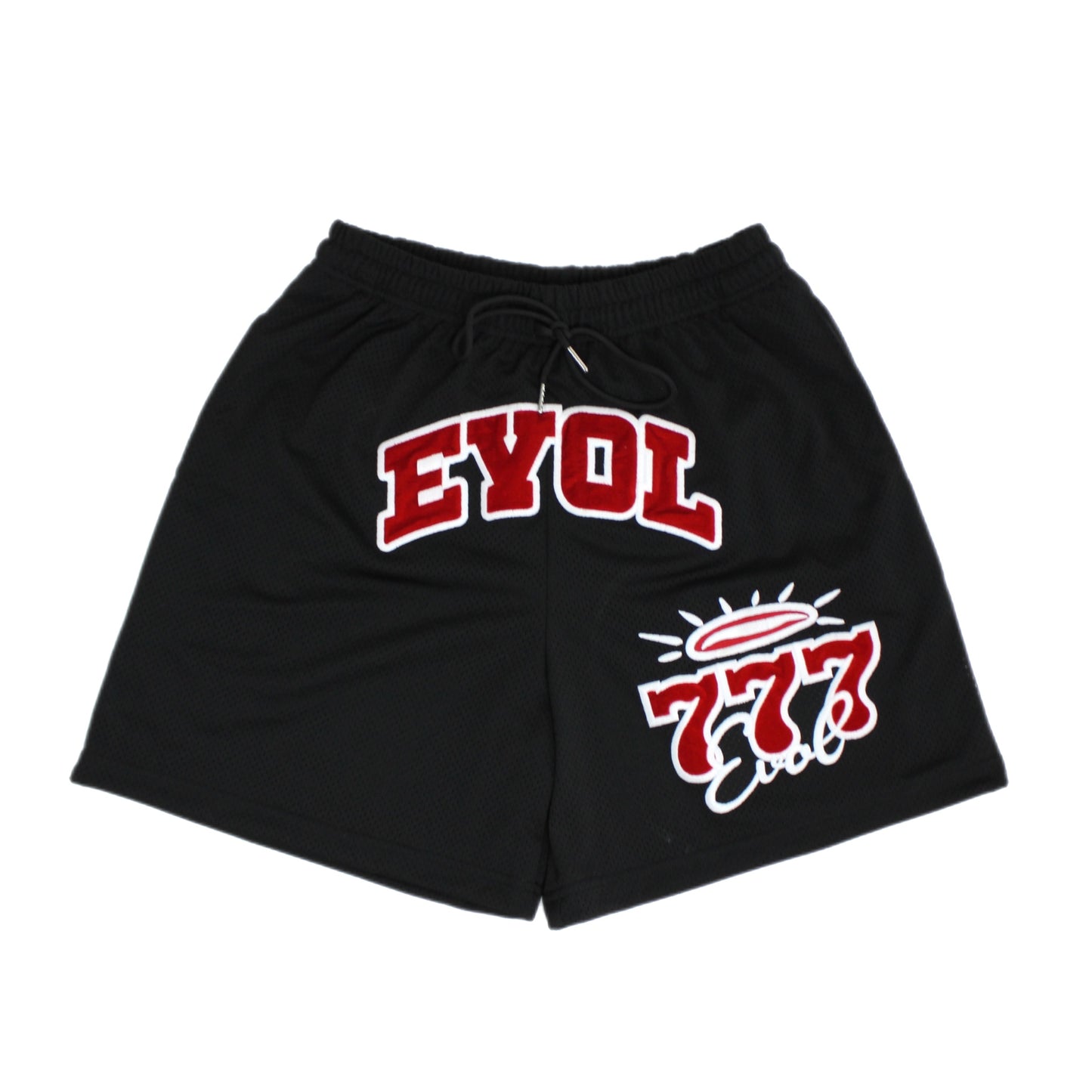 EVOL 777 Shorts Black And Red