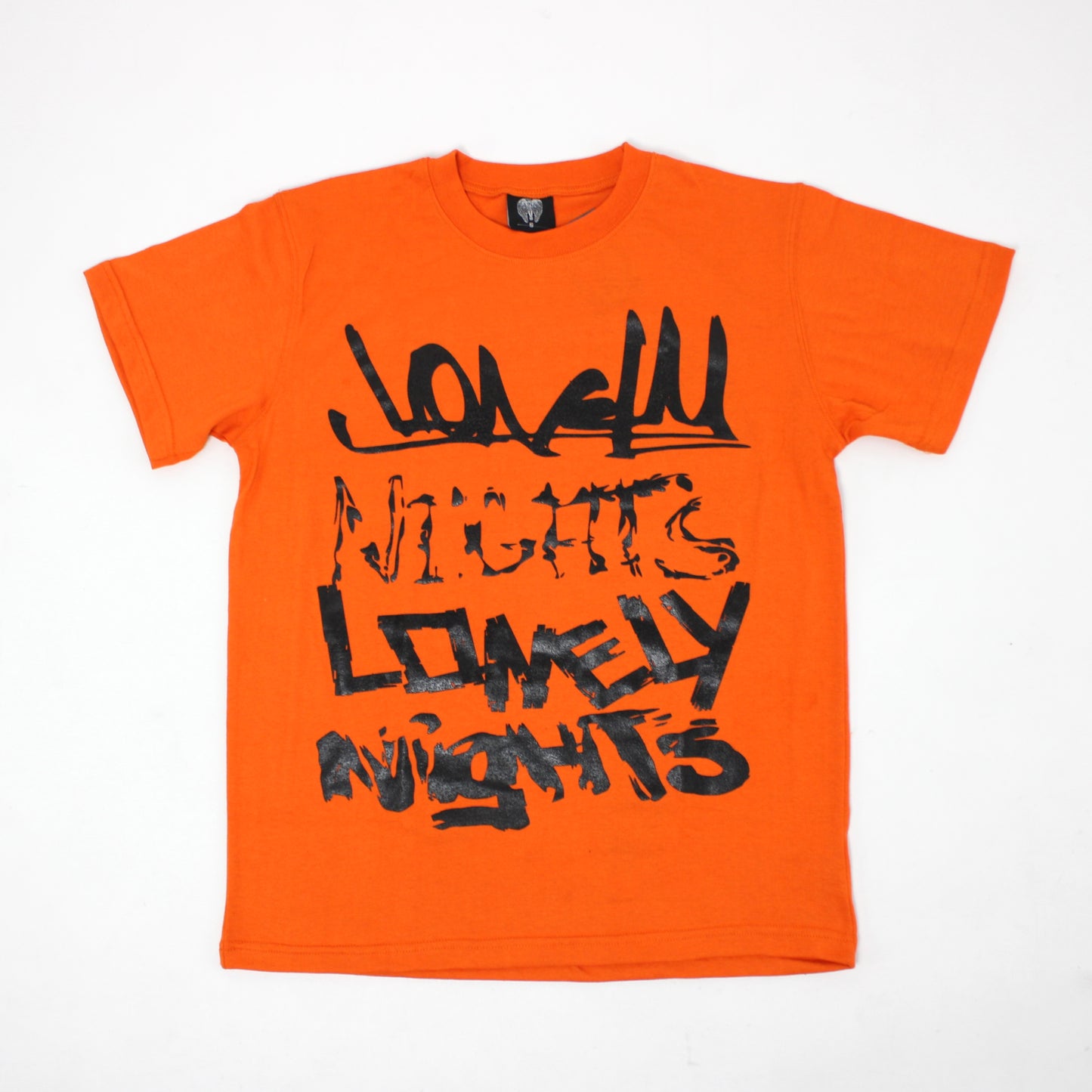 Lonely Nights Multi Logo Wings Tee Orange