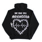 Pain is Pure "WE ARE ALL MONSTERS" Frankenstein Hoodie Black White