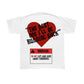 EVOL Double Cup Tee White/Red