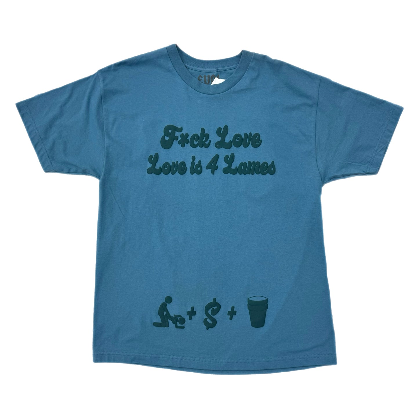 EVOL F*CK LOVE SHIRT BLUE/BLUE