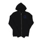 Lonely Nights Classic Hoodie Black and Blue