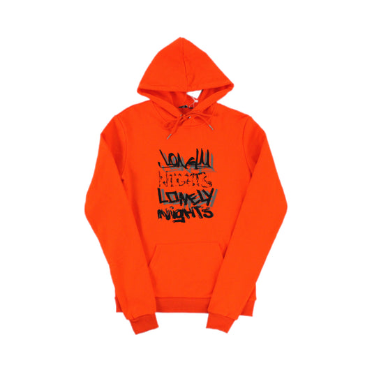 Lonely Night New Orange and Black Hoodie