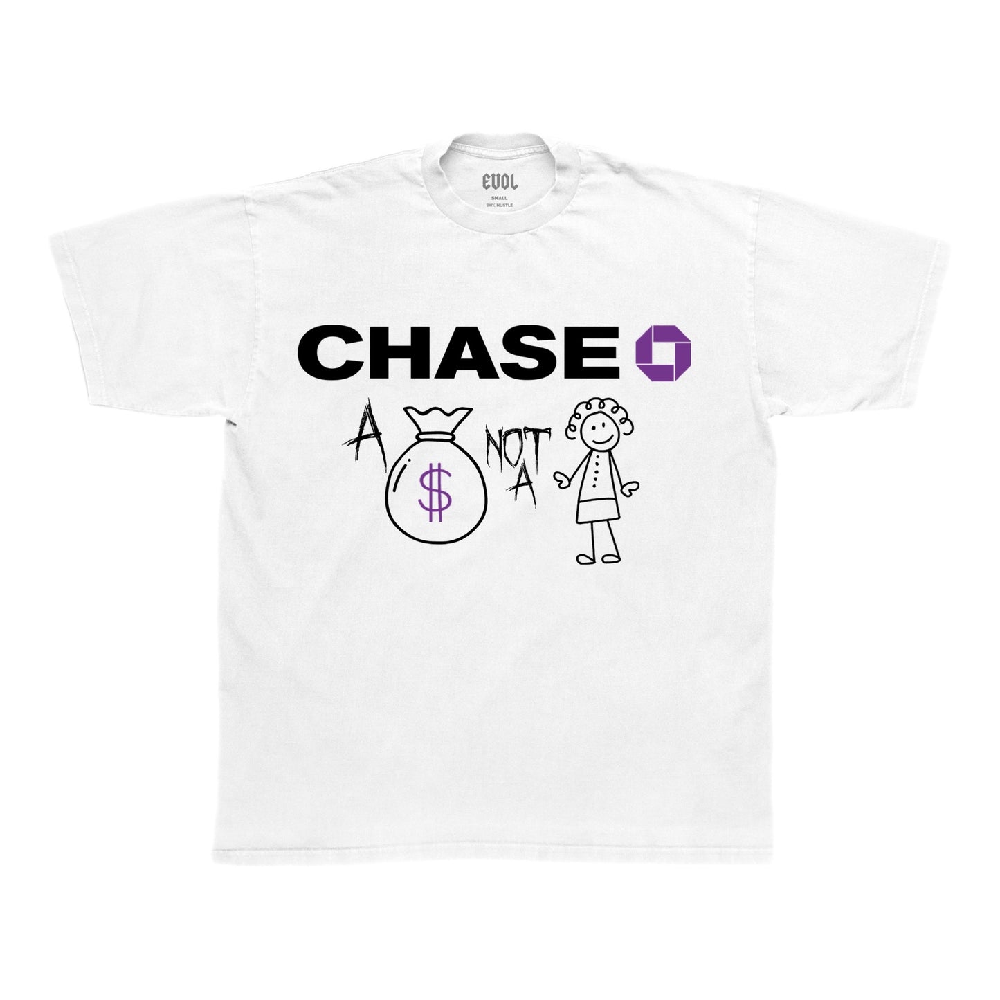 EVOL Chase Tee White/Purple