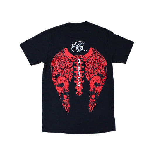 EVOL NIGHTS Trapped Soul Tee Black and Red