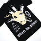PAIN IS PURE THE REAPER ALMOST GOT ME TEE BLACK/CREAM