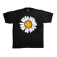 EVOL F*CK PEACE FLOWER TEE BLACK AND  YELLOW
