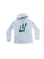 Lonely Nights 'LN Logo' Hoodie White/Teal LNC